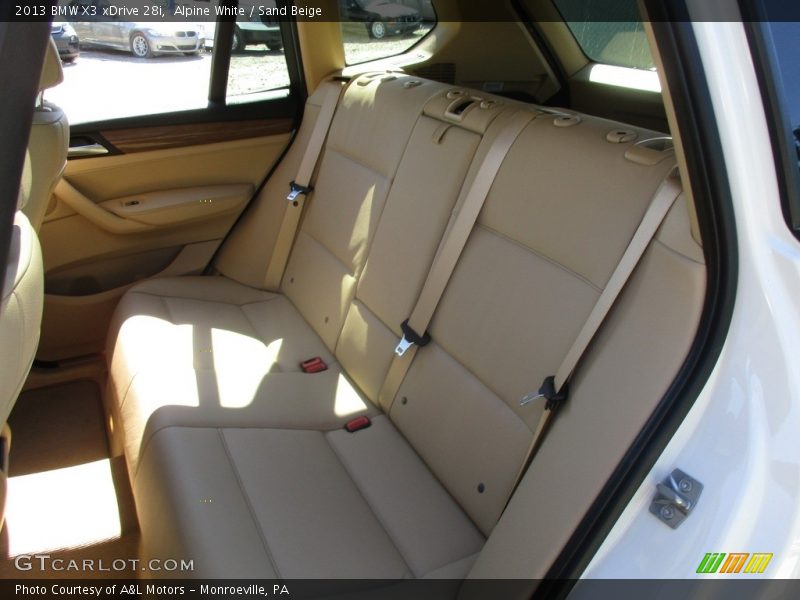 Alpine White / Sand Beige 2013 BMW X3 xDrive 28i