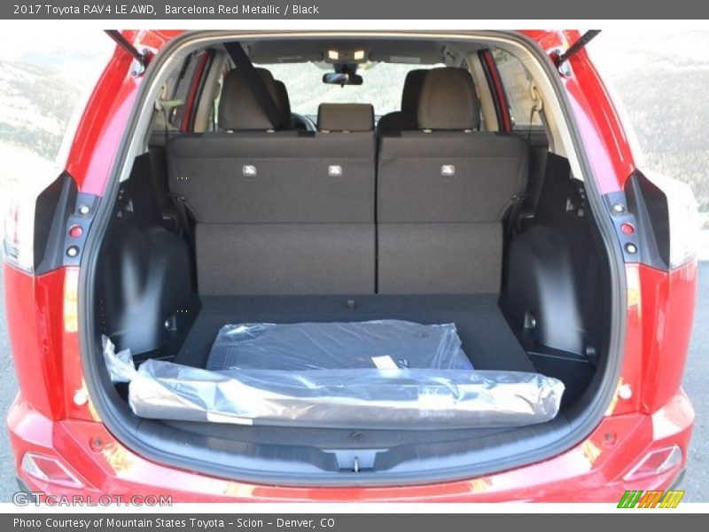 Barcelona Red Metallic / Black 2017 Toyota RAV4 LE AWD