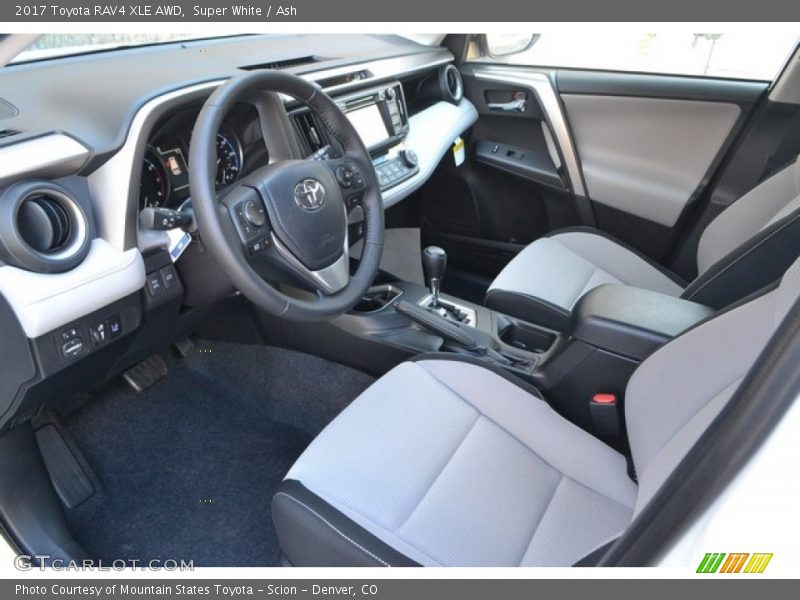  2017 RAV4 XLE AWD Ash Interior