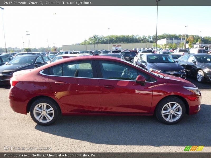 Cajun Red Tintcoat / Jet Black 2017 Chevrolet Cruze LT