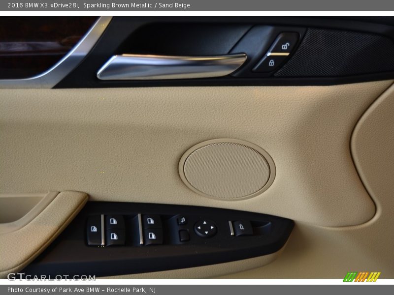 Sparkling Brown Metallic / Sand Beige 2016 BMW X3 xDrive28i