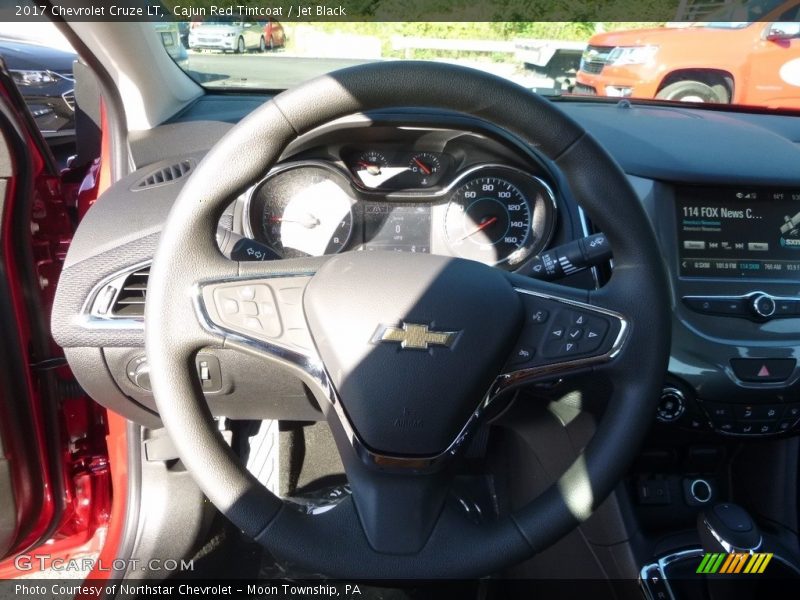 Cajun Red Tintcoat / Jet Black 2017 Chevrolet Cruze LT