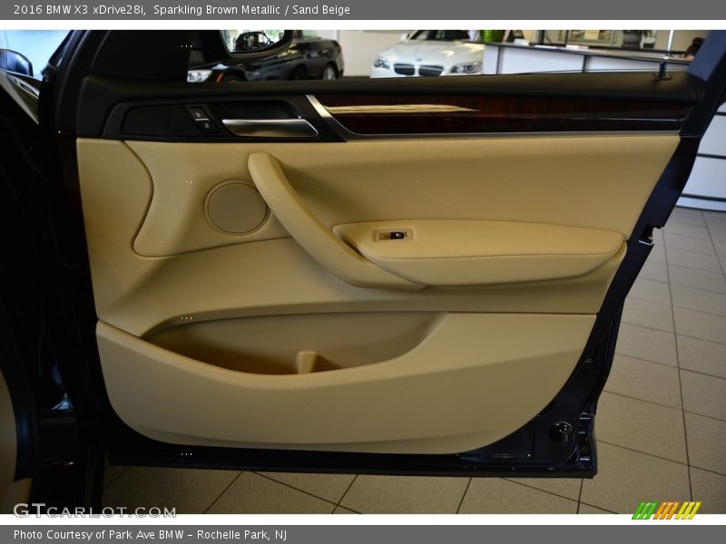 Sparkling Brown Metallic / Sand Beige 2016 BMW X3 xDrive28i