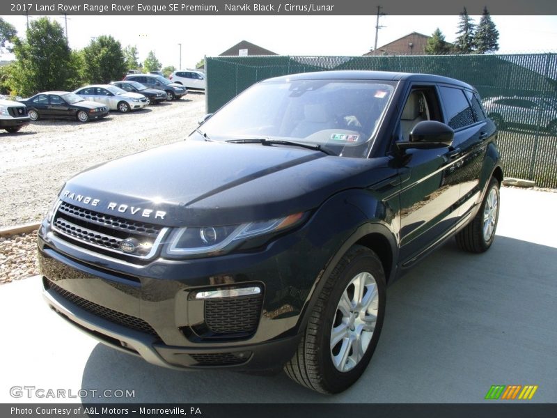 Narvik Black / Cirrus/Lunar 2017 Land Rover Range Rover Evoque SE Premium