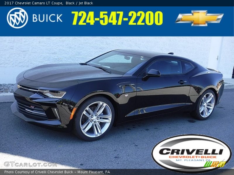 Black / Jet Black 2017 Chevrolet Camaro LT Coupe