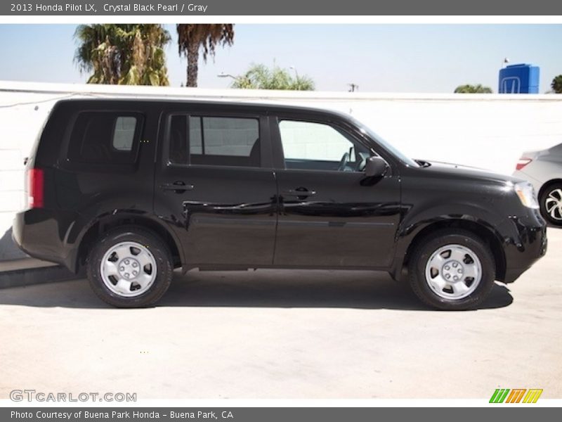 Crystal Black Pearl / Gray 2013 Honda Pilot LX