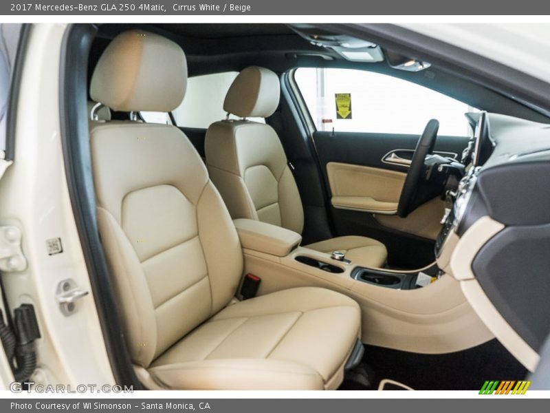  2017 GLA 250 4Matic Beige Interior