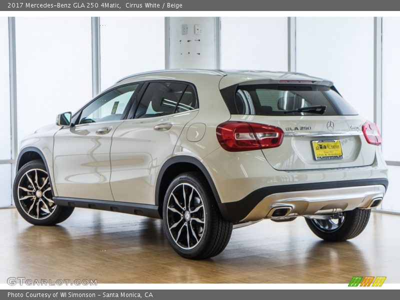 Cirrus White / Beige 2017 Mercedes-Benz GLA 250 4Matic