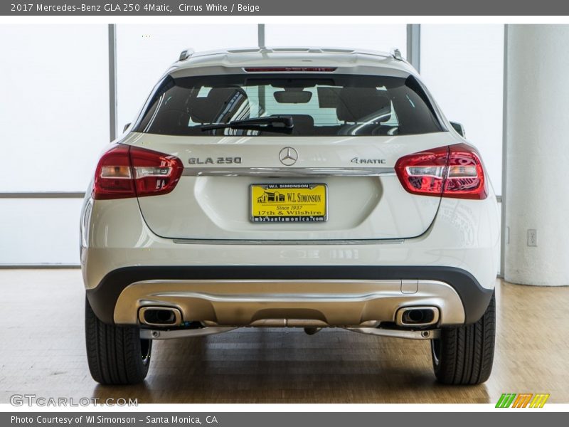 Cirrus White / Beige 2017 Mercedes-Benz GLA 250 4Matic