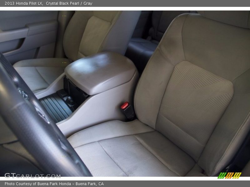 Crystal Black Pearl / Gray 2013 Honda Pilot LX