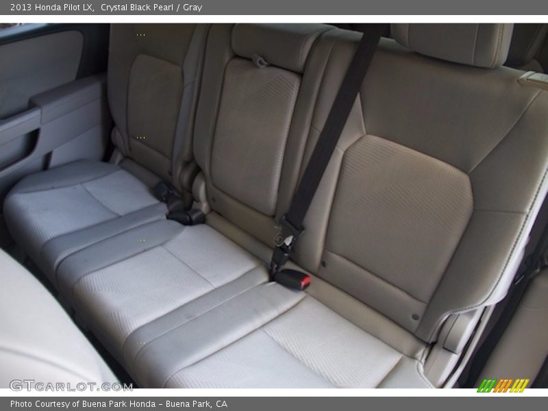 Crystal Black Pearl / Gray 2013 Honda Pilot LX