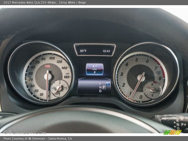  2017 GLA 250 4Matic 250 4Matic Gauges