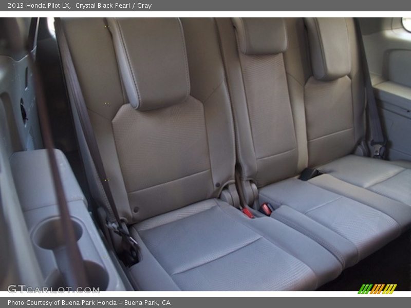 Crystal Black Pearl / Gray 2013 Honda Pilot LX