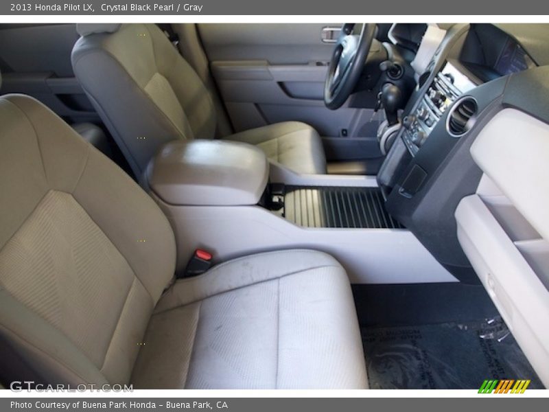 Crystal Black Pearl / Gray 2013 Honda Pilot LX
