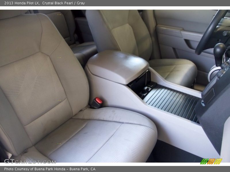Crystal Black Pearl / Gray 2013 Honda Pilot LX