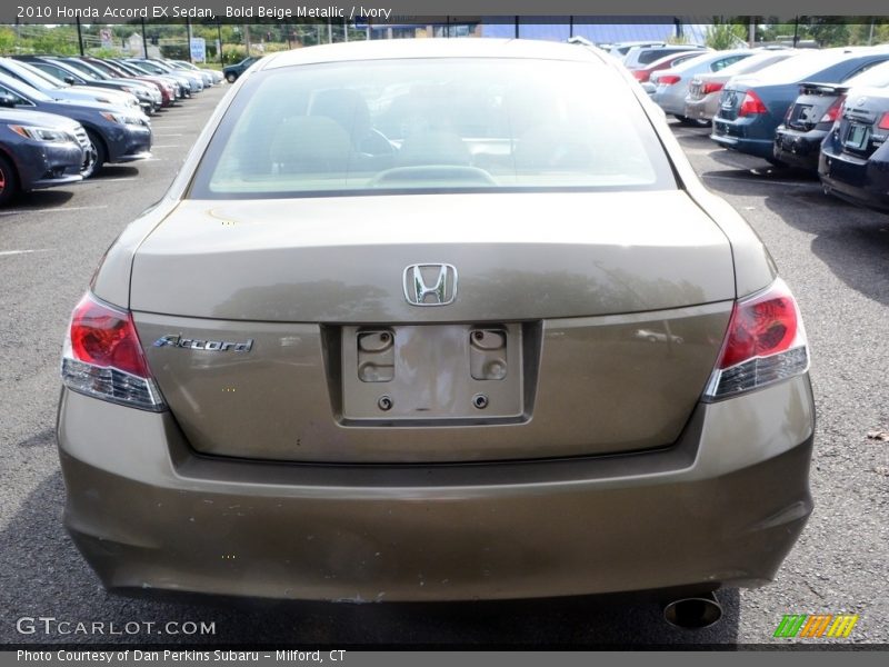 Bold Beige Metallic / Ivory 2010 Honda Accord EX Sedan