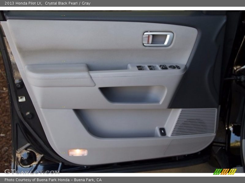 Crystal Black Pearl / Gray 2013 Honda Pilot LX