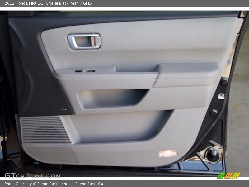 Crystal Black Pearl / Gray 2013 Honda Pilot LX