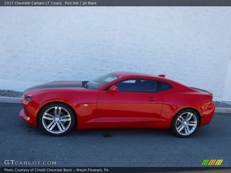 Red Hot / Jet Black 2017 Chevrolet Camaro LT Coupe