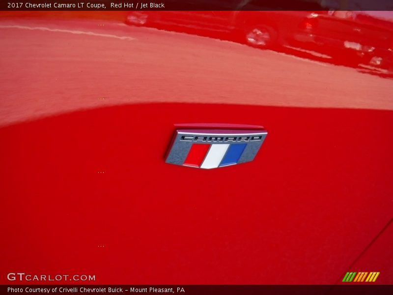 Red Hot / Jet Black 2017 Chevrolet Camaro LT Coupe