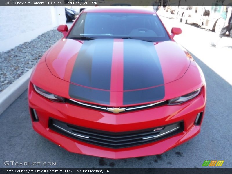 Red Hot / Jet Black 2017 Chevrolet Camaro LT Coupe