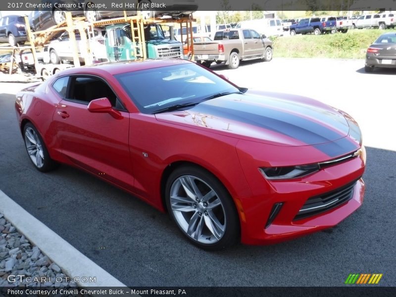 Red Hot / Jet Black 2017 Chevrolet Camaro LT Coupe