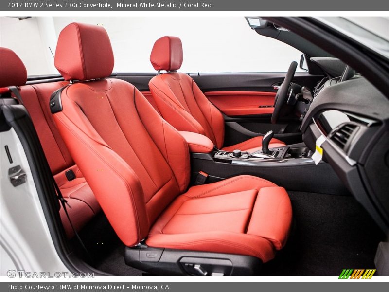  2017 2 Series 230i Convertible Coral Red Interior