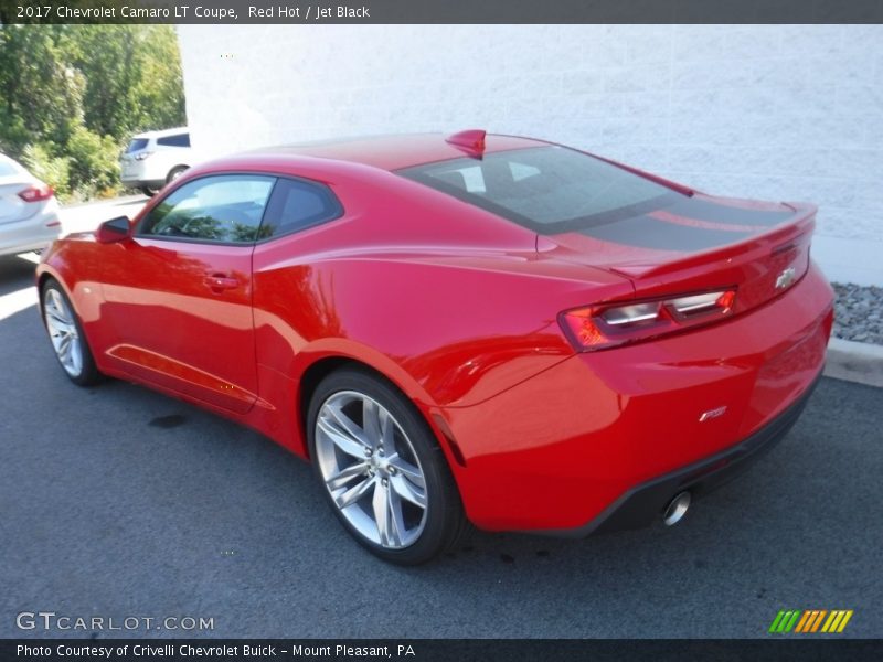 Red Hot / Jet Black 2017 Chevrolet Camaro LT Coupe