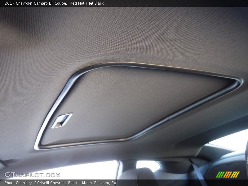 Red Hot / Jet Black 2017 Chevrolet Camaro LT Coupe