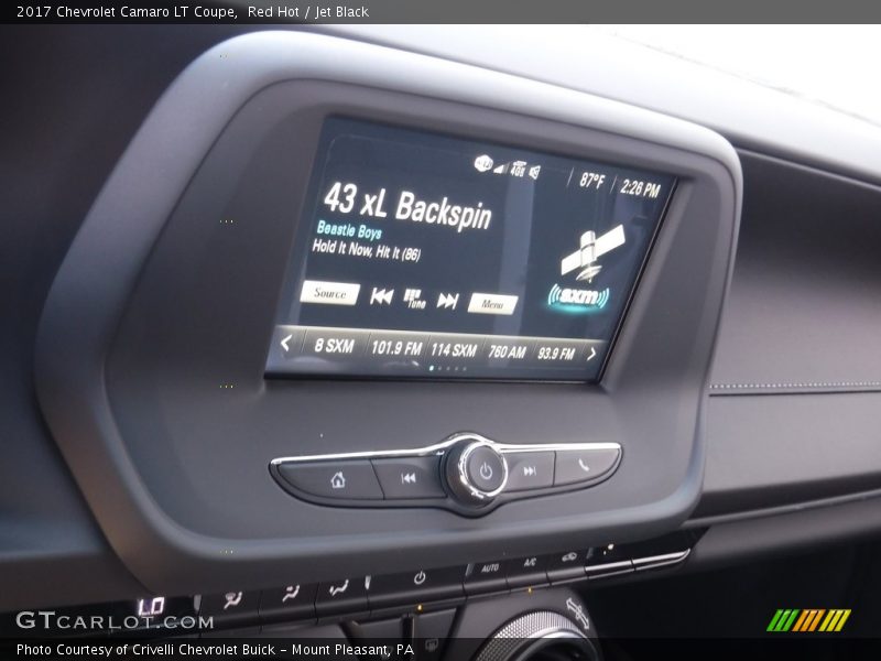 Red Hot / Jet Black 2017 Chevrolet Camaro LT Coupe