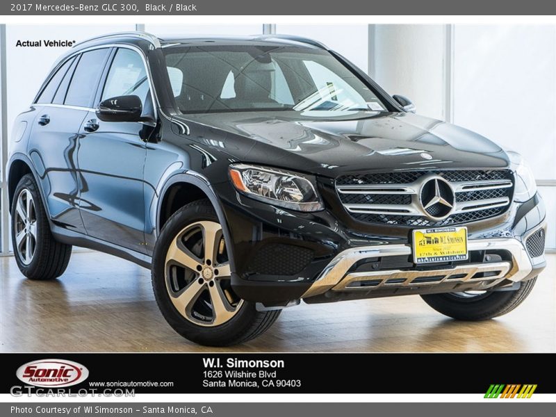 Black / Black 2017 Mercedes-Benz GLC 300