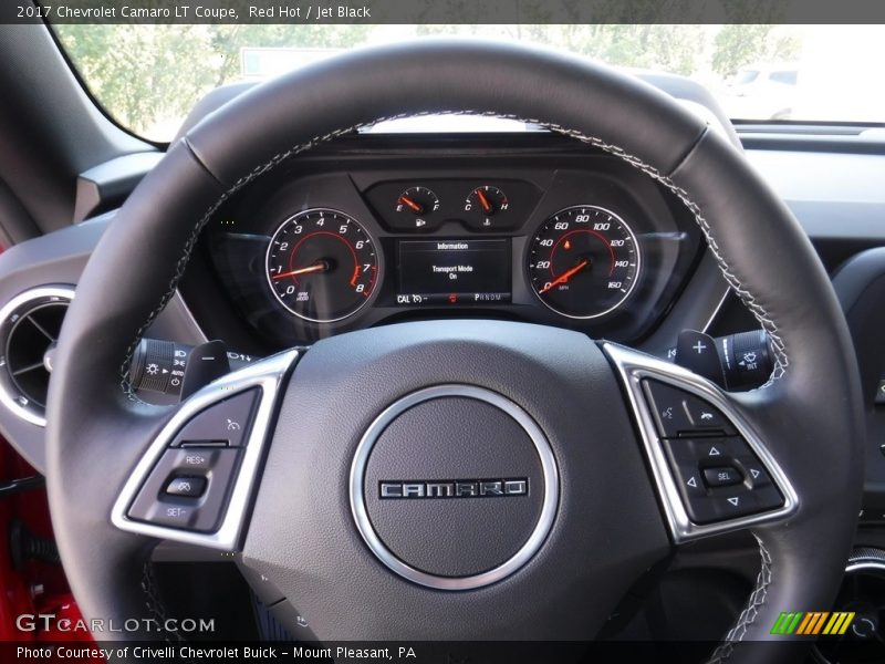 Red Hot / Jet Black 2017 Chevrolet Camaro LT Coupe