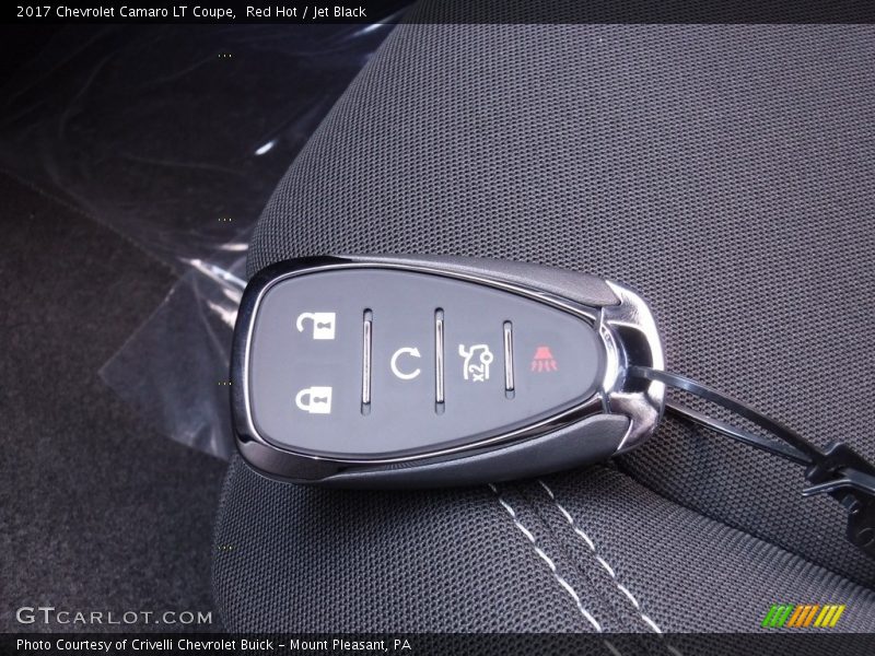 Red Hot / Jet Black 2017 Chevrolet Camaro LT Coupe