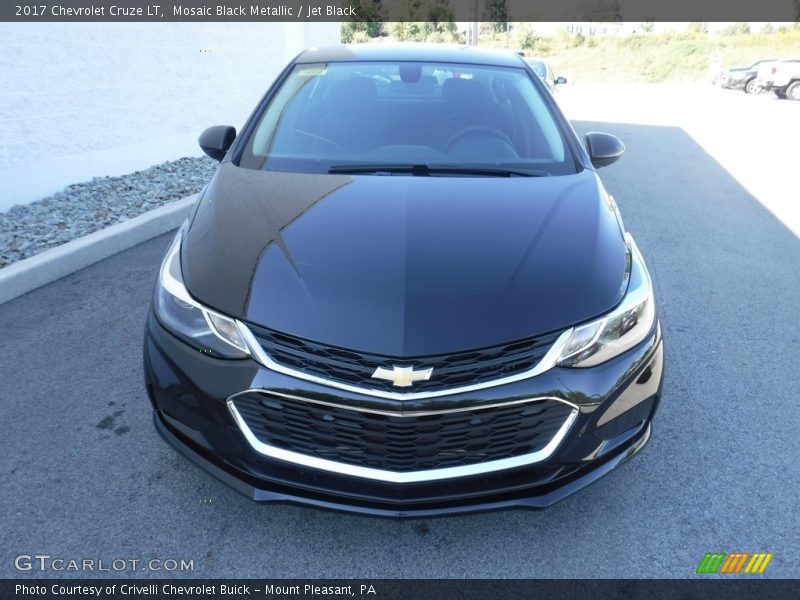 Mosaic Black Metallic / Jet Black 2017 Chevrolet Cruze LT
