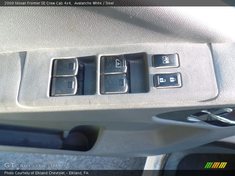 Avalanche White / Steel 2009 Nissan Frontier SE Crew Cab 4x4