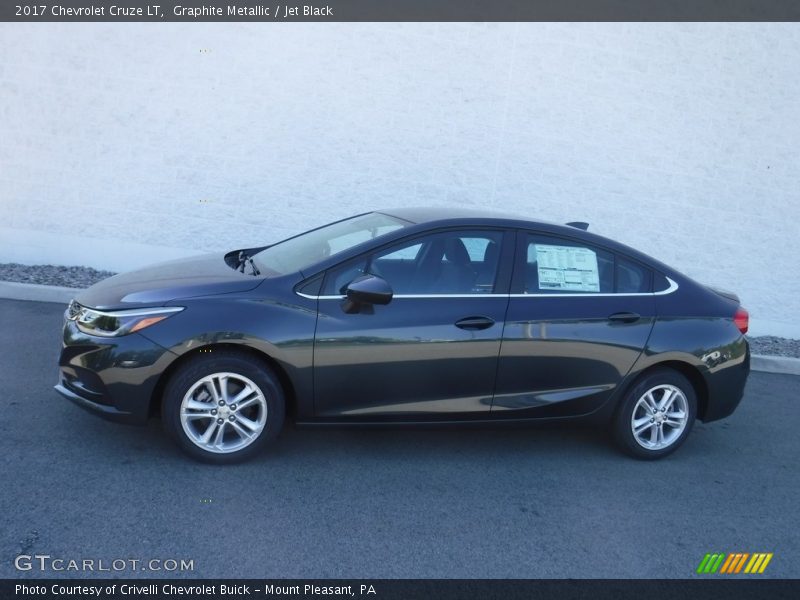 Graphite Metallic / Jet Black 2017 Chevrolet Cruze LT