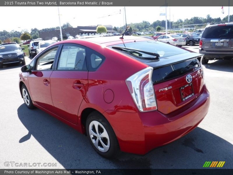 Barcelona Red Metallic / Bisque 2015 Toyota Prius Two Hybrid