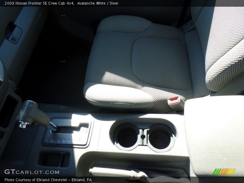 Avalanche White / Steel 2009 Nissan Frontier SE Crew Cab 4x4