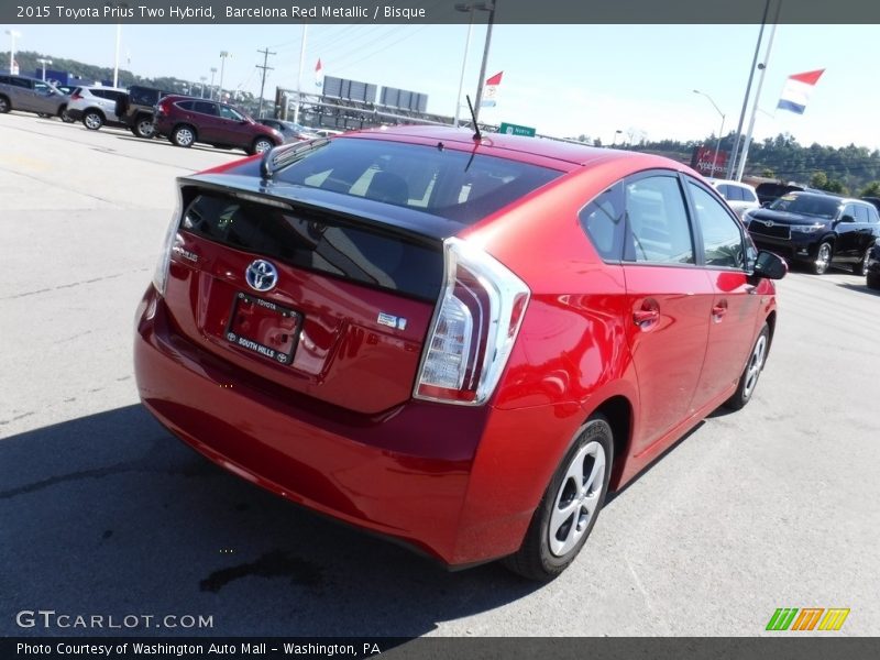 Barcelona Red Metallic / Bisque 2015 Toyota Prius Two Hybrid