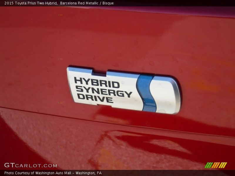 Barcelona Red Metallic / Bisque 2015 Toyota Prius Two Hybrid