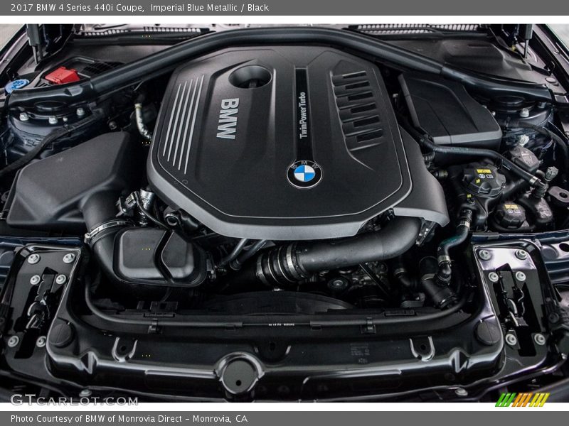  2017 4 Series 440i Coupe Engine - 3.0 Liter DI TwinPower Turbocharged DOHC 24-Valve VVT Inline 6 Cylinder