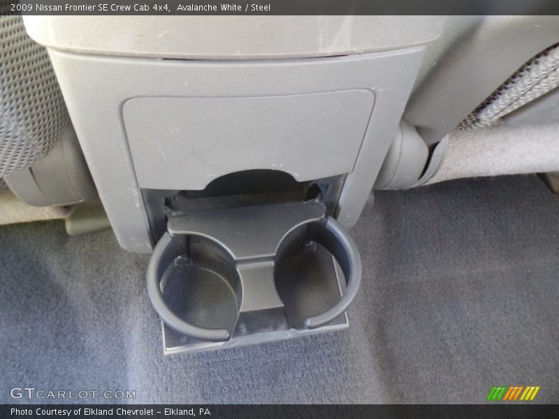 Avalanche White / Steel 2009 Nissan Frontier SE Crew Cab 4x4