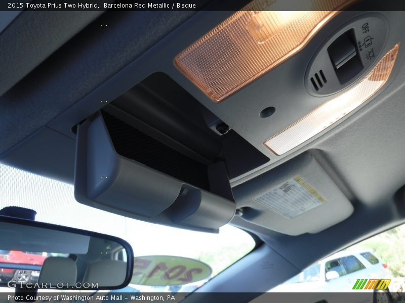 Barcelona Red Metallic / Bisque 2015 Toyota Prius Two Hybrid