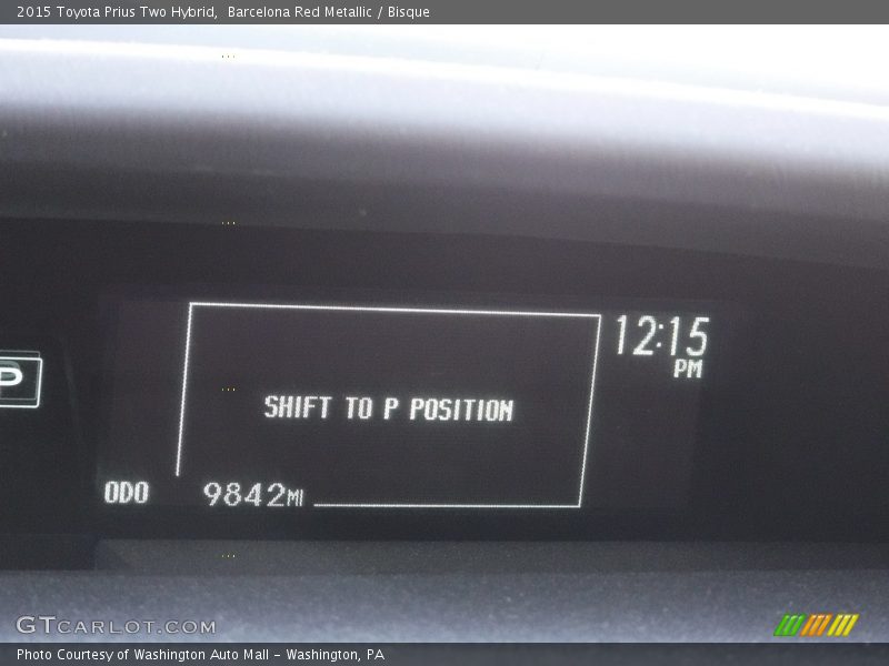 Barcelona Red Metallic / Bisque 2015 Toyota Prius Two Hybrid