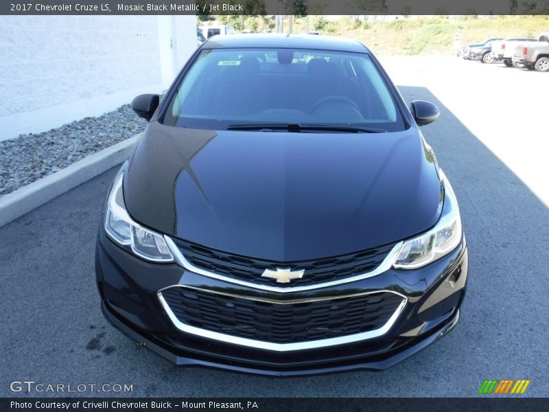Mosaic Black Metallic / Jet Black 2017 Chevrolet Cruze LS