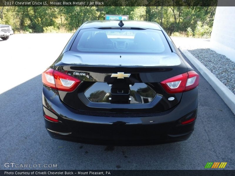 Mosaic Black Metallic / Jet Black 2017 Chevrolet Cruze LS
