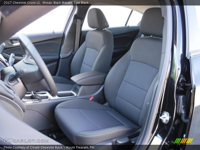 Mosaic Black Metallic / Jet Black 2017 Chevrolet Cruze LS