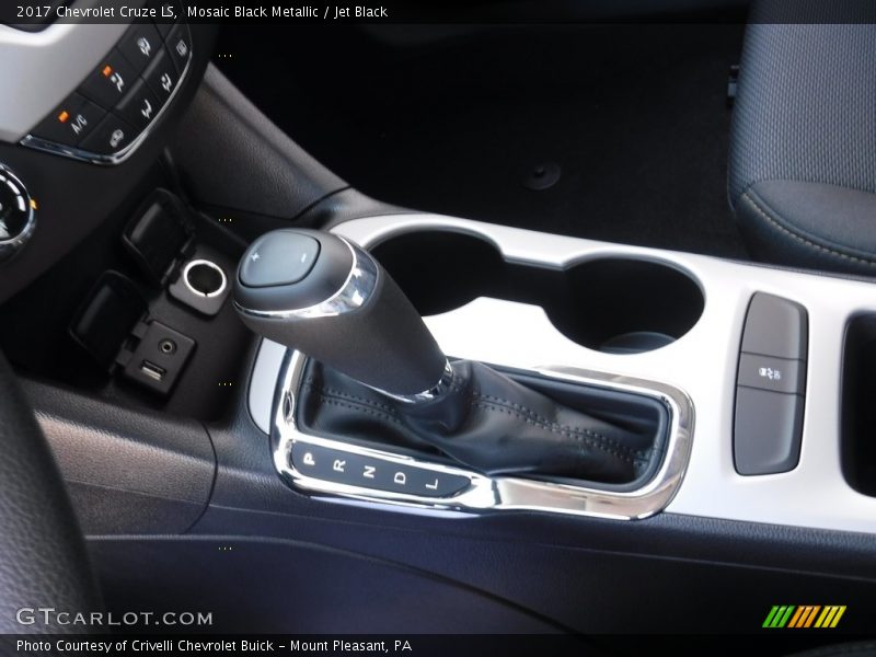 Mosaic Black Metallic / Jet Black 2017 Chevrolet Cruze LS