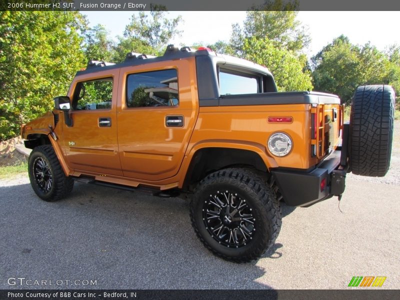 Fusion Orange / Ebony 2006 Hummer H2 SUT