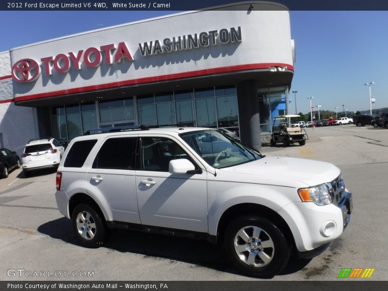 White Suede / Camel 2012 Ford Escape Limited V6 4WD